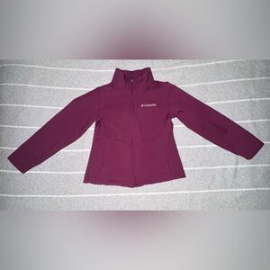 Columbia Kids' Maroon Soft Shell Jacket